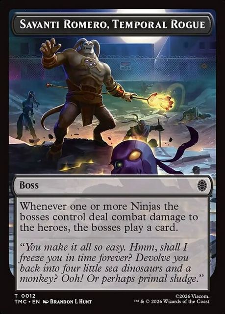 (英)Savanti Romero, Temporal Rogue 【TMC-TOKEN】 No.012