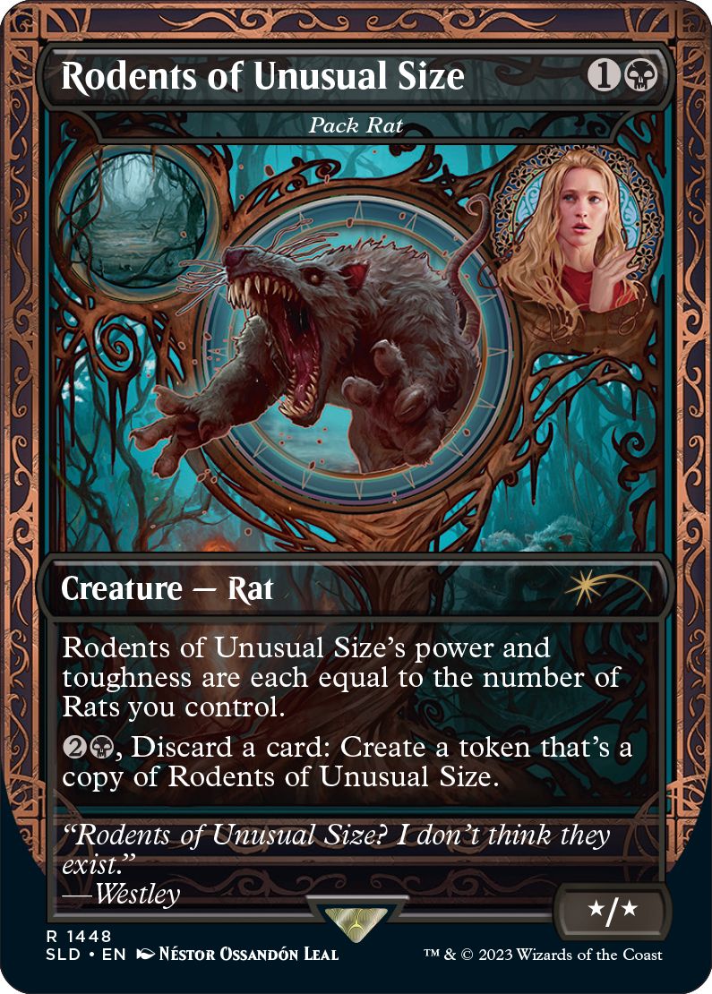 (英)Rodents of Unusual Size[群れネズミ / Pack Rat]【SLD】 Secret Lair x The Princess Bride No.1448