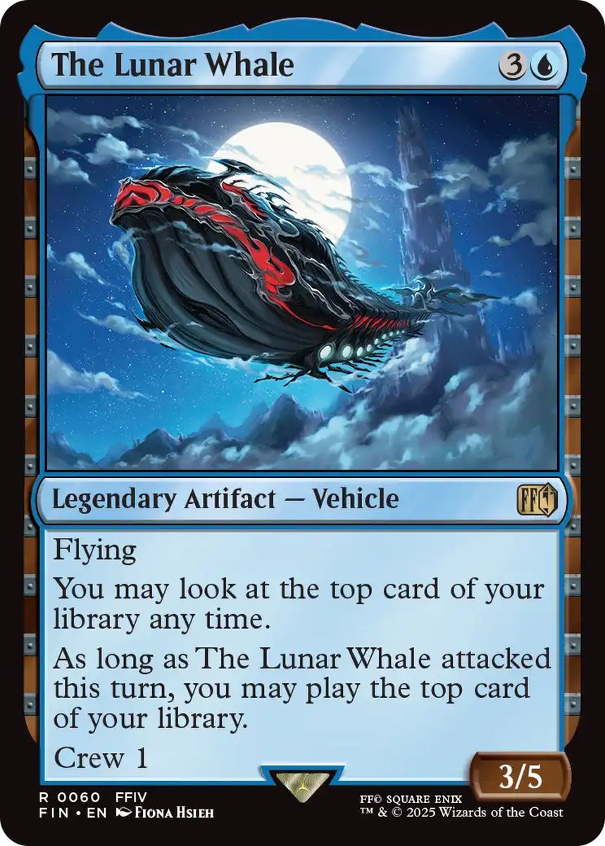 (英)【Foil】魔導船 / The Lunar Whale【FIN】 No.060