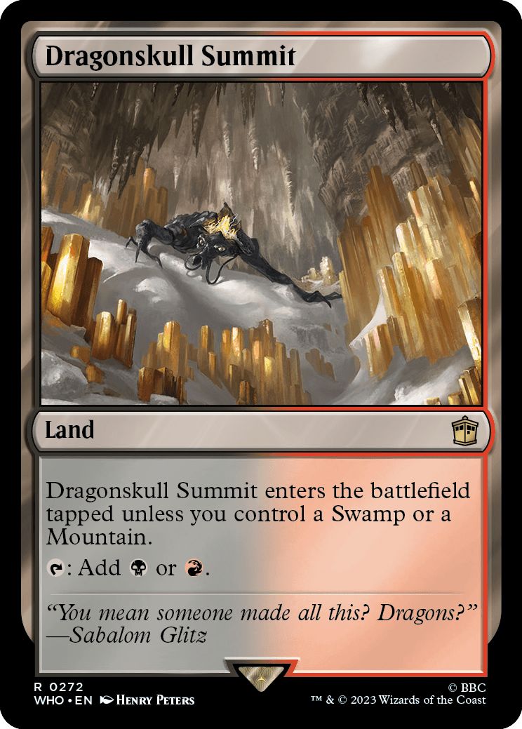(英)【Foil】竜髑髏の山頂 / Dragonskull Summit【WHO】 No.0272