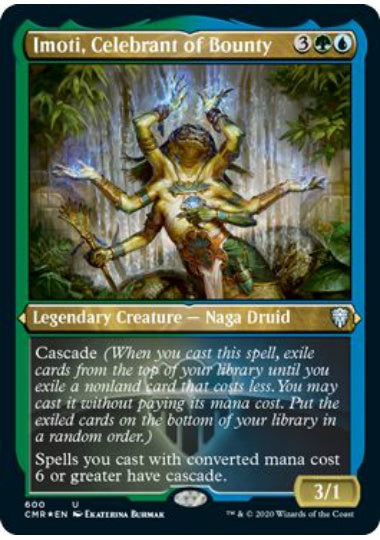(英)【Foil】報奨の祝賀者、イモーティ / Imoti, Celebrant of Bounty ★ショーケース枠★ 【CMR】 No.600