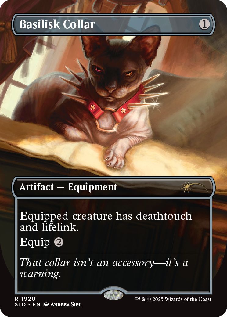 (英)【Foil】バジリスクの首輪 / Basilisk Collar【SLD】 Cats Are Better Than Dogs No.1920