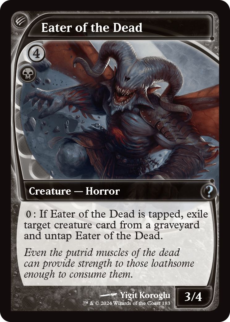 (英)【Foil】Eater of the Dead【MB2】 No.183