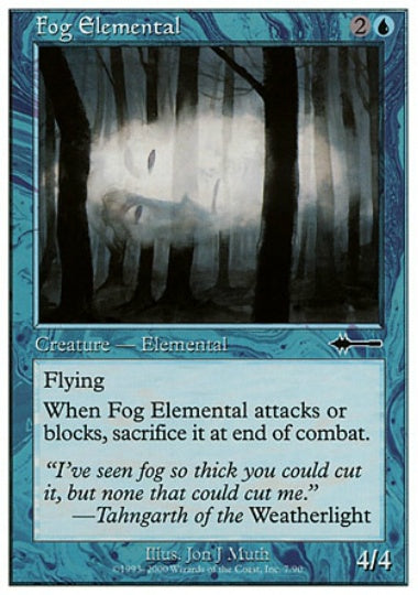 (英)濃霧の精霊 / Fog Elemental【BD】 No.007