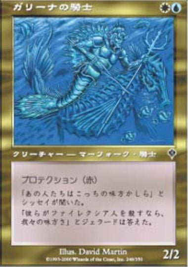 (日)ガリーナの騎士 / Galina's Knight【INV】 No.248