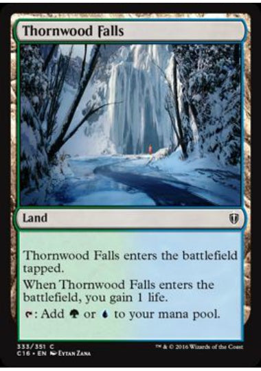(英)茨森の滝 / Thornwood Falls【C16】 No.333