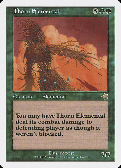 (英)茨の精霊 / Thorn Elemental【S99】 No.147