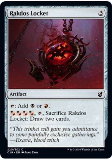 (英)ラクドスのロケット / Rakdos Locket【C19】 No.220