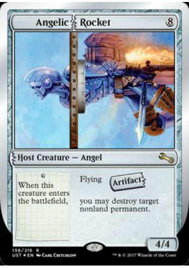 (英)【Foil】Angelic|Rocket 【UST】 No.139