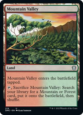 (英)山峡 / Mountain Valley【DMC】 No.219