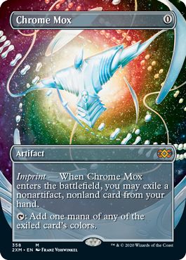 (英)【Foil】金属モックス / Chrome Mox ★拡張枠★ 【2XM】 No.358