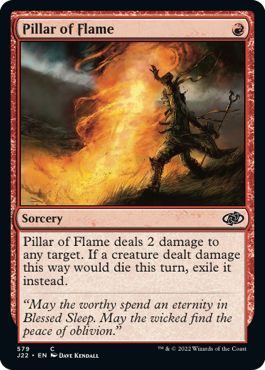 (英)火柱 / Pillar of Flame【J22】 No.579