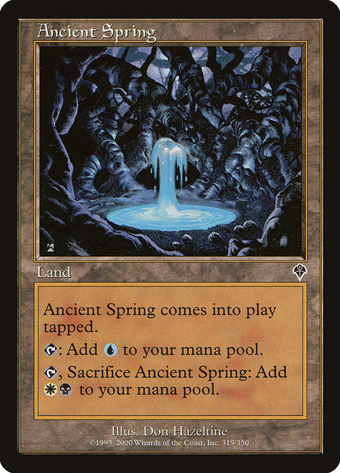 (英)【Foil】古き泉 / Ancient Spring【INV】 No.319