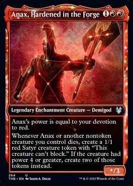 (英)【Foil】鍛冶で鍛えられしアナックス / Anax, Hardened in the Forge ★ショーケース枠★ 【THB】 No.264