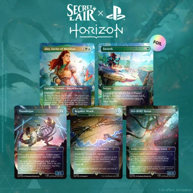 (英)Secret Lair x Horizon: Into the Forbidden West Foil Edition 【BOX】 ※発送方法は「ゆうパック」を選択してください。