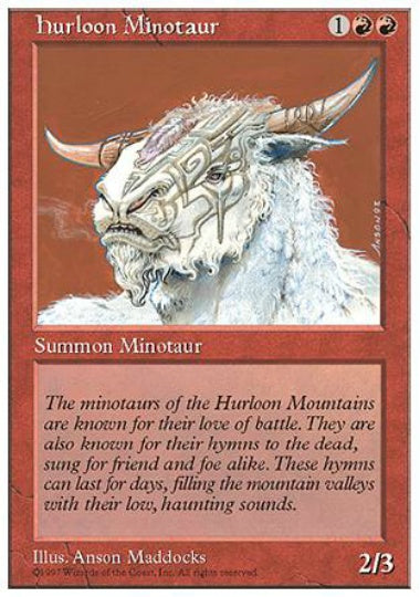 (英)ハールーン・ミノタウルス / Hurloon Minotaur【5ED】 No.240