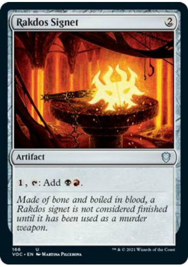 (英)ラクドスの印鑑 / Rakdos Signet【VOC】 No.166