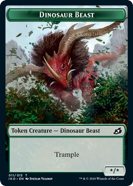 (英)恐竜・ビーストトークン / Dinosaur Beast Token【IKO-TOKEN】 No.011