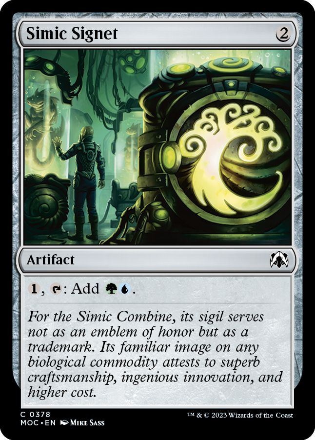(英)シミックの印鑑 / Simic Signet【MOC】 No.378
