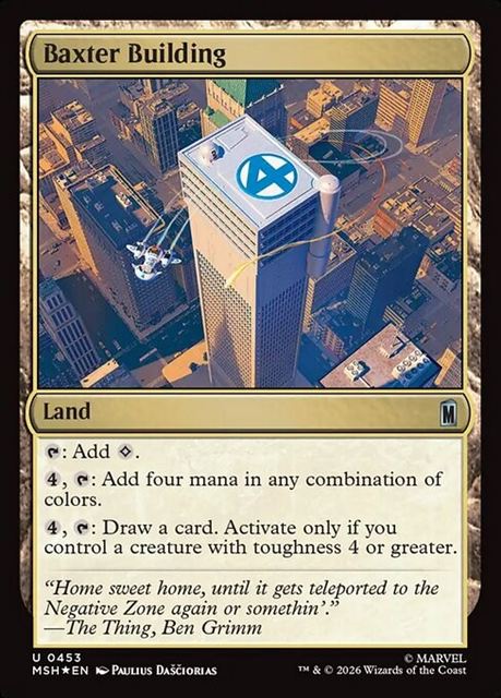 (英)【Surge-Foil】Baxter Building / Baxter Building【MSH】 No.453