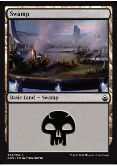 (英)【Foil】沼 / Swamp【BBD】 No.252