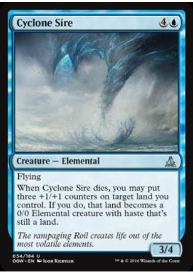 (英)【Foil】竜巻の種父 / Cyclone Sire【OGW】 No.054