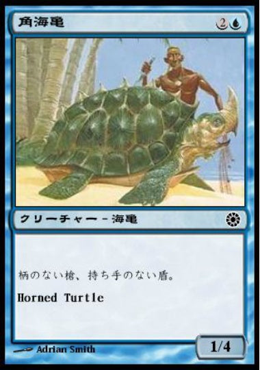 (日)角海亀 / Horned Turtle【POR】 No.057