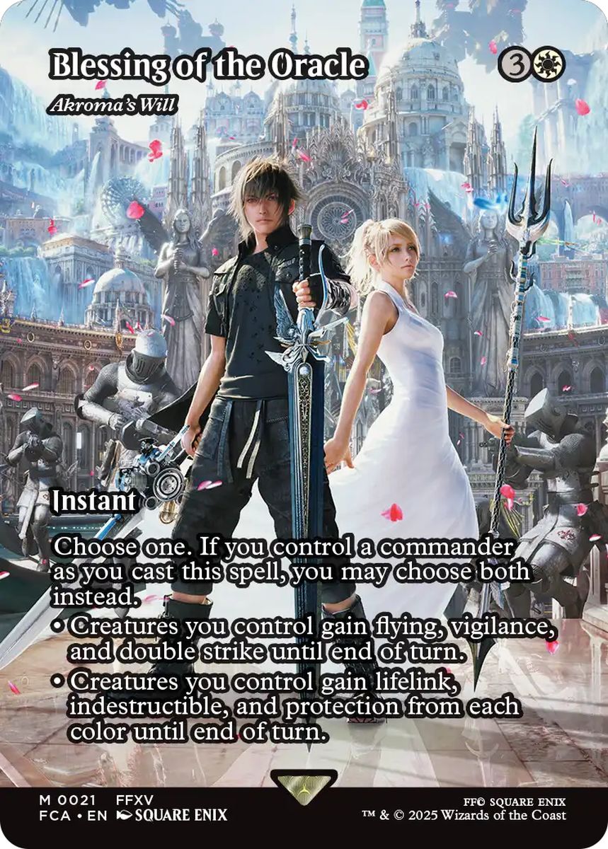 (英)神凪の祝福 / Blessing of the Oracle[アクローマの意志 / Akroma's Will] ★ショーケース枠★(FINAL FANTASY・継承史カード) 【FCA】 No.021