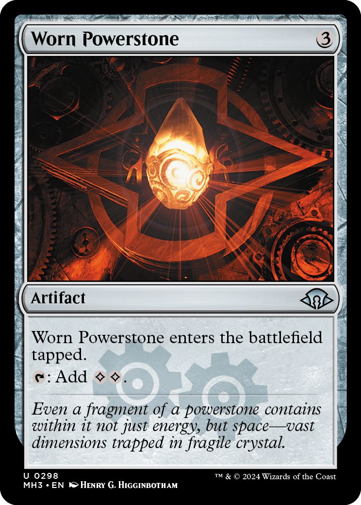 (英)【Foil】摩滅したパワーストーン / Worn Powerstone【MH3】 No.298