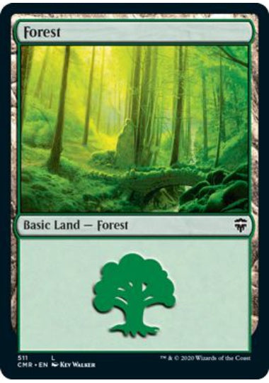 (英)森 / Forest【CMR】 統率者デッキ収録 No.511