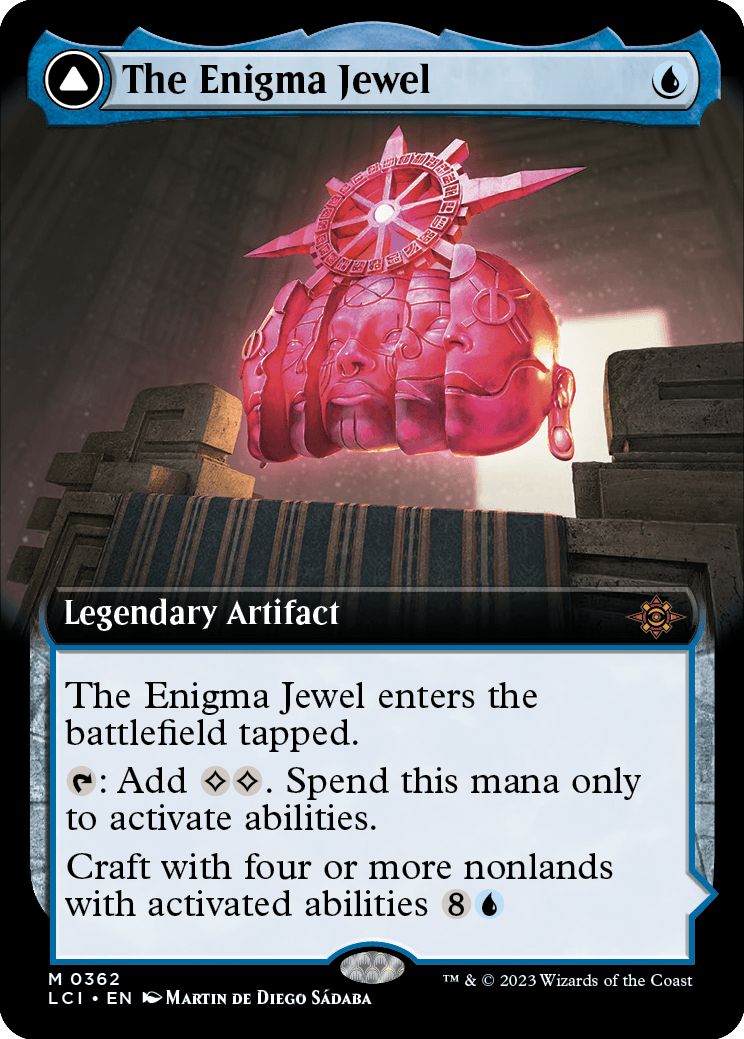 (英)【Foil】奇怪な宝石 / The Enigma Jewel - 啓蒙の神座 / Locus of Enlightenment ★拡張枠★ 【LCI】 No.362