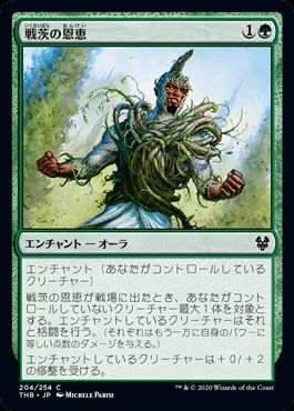 (日)【Foil】戦茨の恩恵 / Warbriar Blessing【THB】 No.204