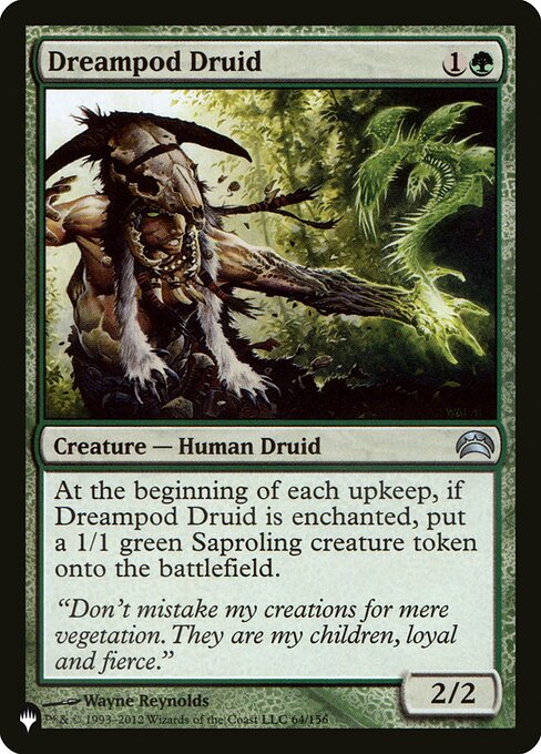 (英)夢鞘のドルイド / Dreampod Druid【PLANE2012】 PWシンボル付き再販 No.064