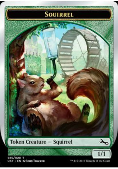 (英)【Foil】リストークン / Squirrel Token【UST-TOKEN】 No.015
