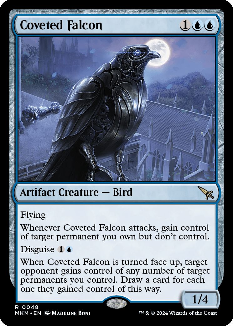 (英)【Foil】切望の隼 / Coveted Falcon【MKM】 No.048