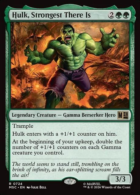 (英)最強はここにあり、ハルク / Hulk, Strongest There Is【MSC】 No.724
