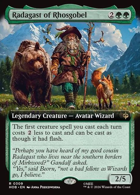 (英)【Foil】ロスゴベルのラダガスト / Radagast of Rhosgobel ★拡張枠★ 【HOB】 No.309