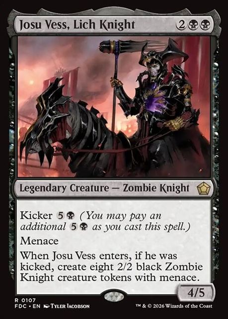 (英)リッチの騎士、ジョス・ヴェス / Josu Vess, Lich Knight【FDC】 No.107
