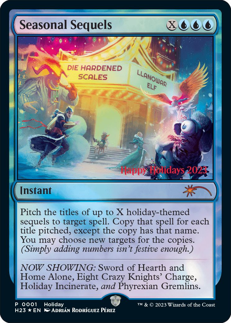 (英)【Foil】Seasonal Sequels【PRM】ホリデーギフトカードプロモ No.252