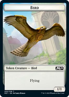 (英)鳥トークン / Bird Token【M21-TOKEN】 No.002