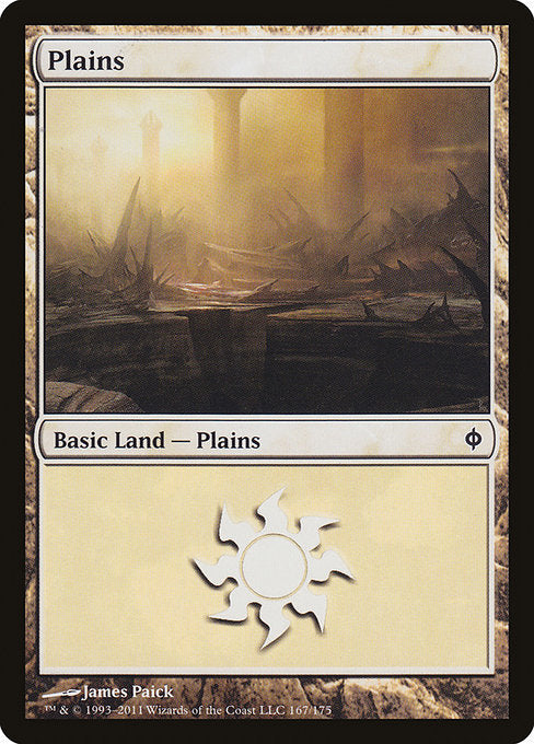 (英)【Foil】平地 / Plains【NPH】 No.167