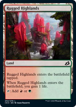(英)【Foil】岩だらけの高地 / Rugged Highlands【IKO】 No.252