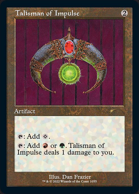 (英)衝動のタリスマン / Talisman of Impulse【SLD】 旧枠 Dan Frazier Is Back Again: The Allied Talismans No.1055