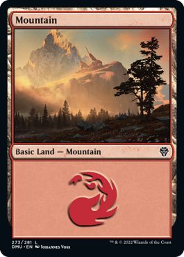 (英)【Foil】山 / Mountain【DMU】 No.273