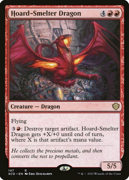 (英)蔵製錬のドラゴン / Hoard-Smelter Dragon【SCD】 No.147