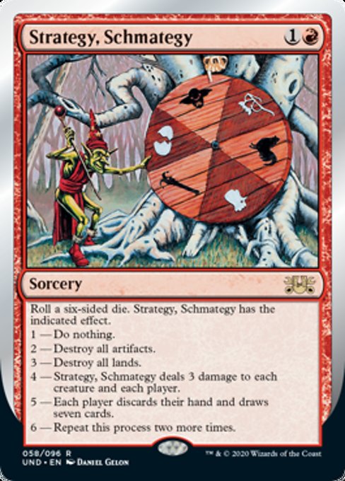 (英)Strategy, Schmategy 【UND】 No.058