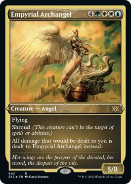 (英)【エッチングFoil】浄火の大天使 / Empyrial Archangel【2X2】 No.493