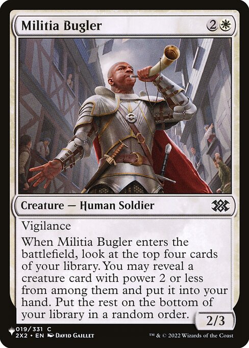 (英)民兵のラッパ手 / Militia Bugler【2X2】 PWシンボル付き再販 No.019