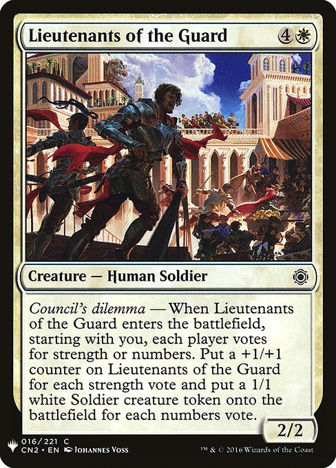 (英)護衛隊の副官 / Lieutenants of the Guard【MB1】 No.0159