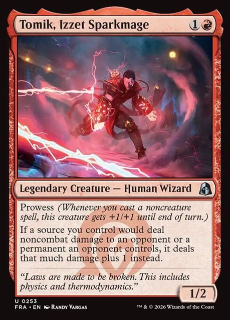 【予約商品】(英)イゼットの火花魔道士、トミク / Tomik, Izzet Sparkmage【FRA】 No.253